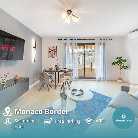 5Mn Monaco - Vue Mer - Parking - Piscine - Bb Beausoleil Eksteriør billede
