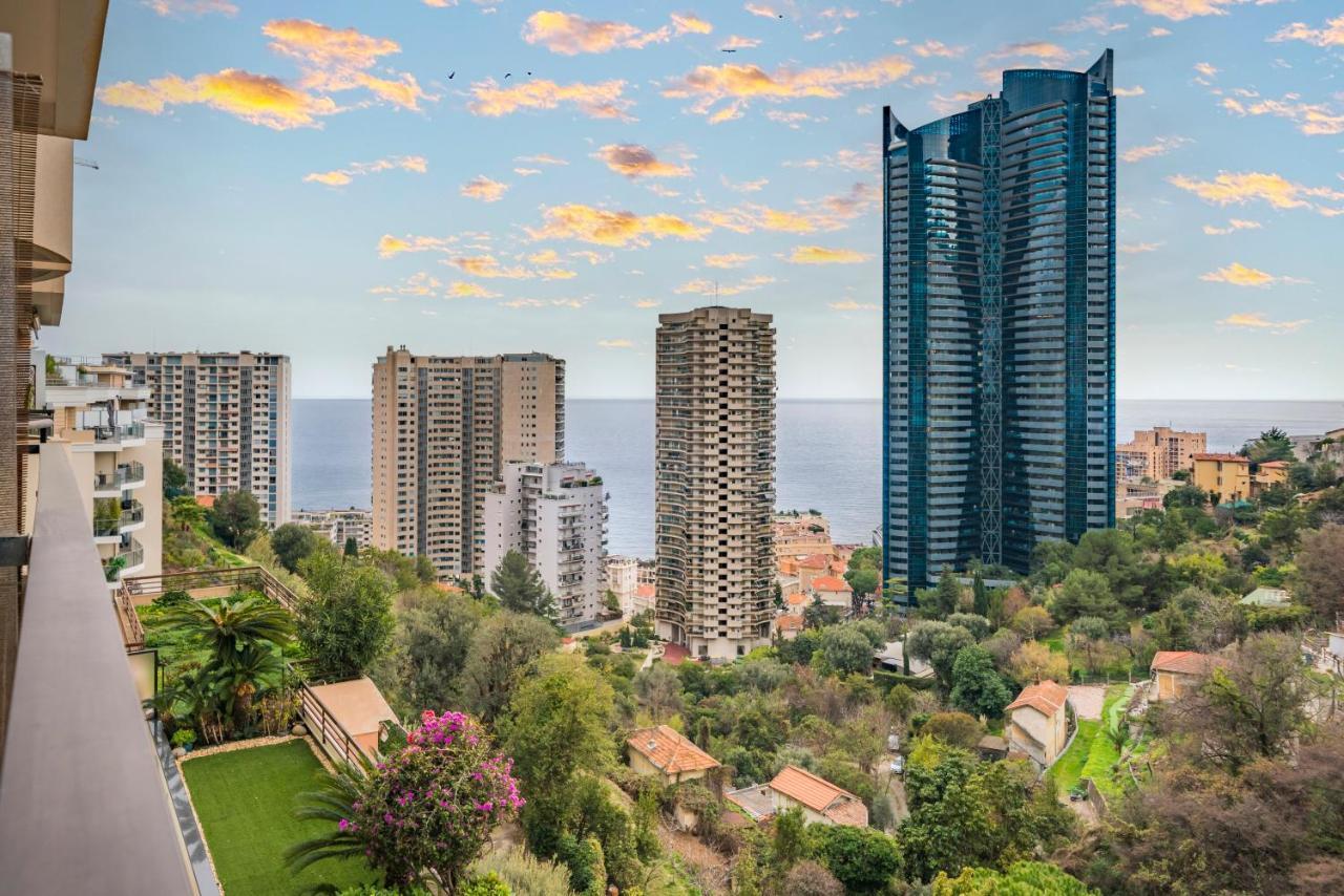 5Mn Monaco - Vue Mer - Parking - Piscine - Bb Beausoleil Eksteriør billede
