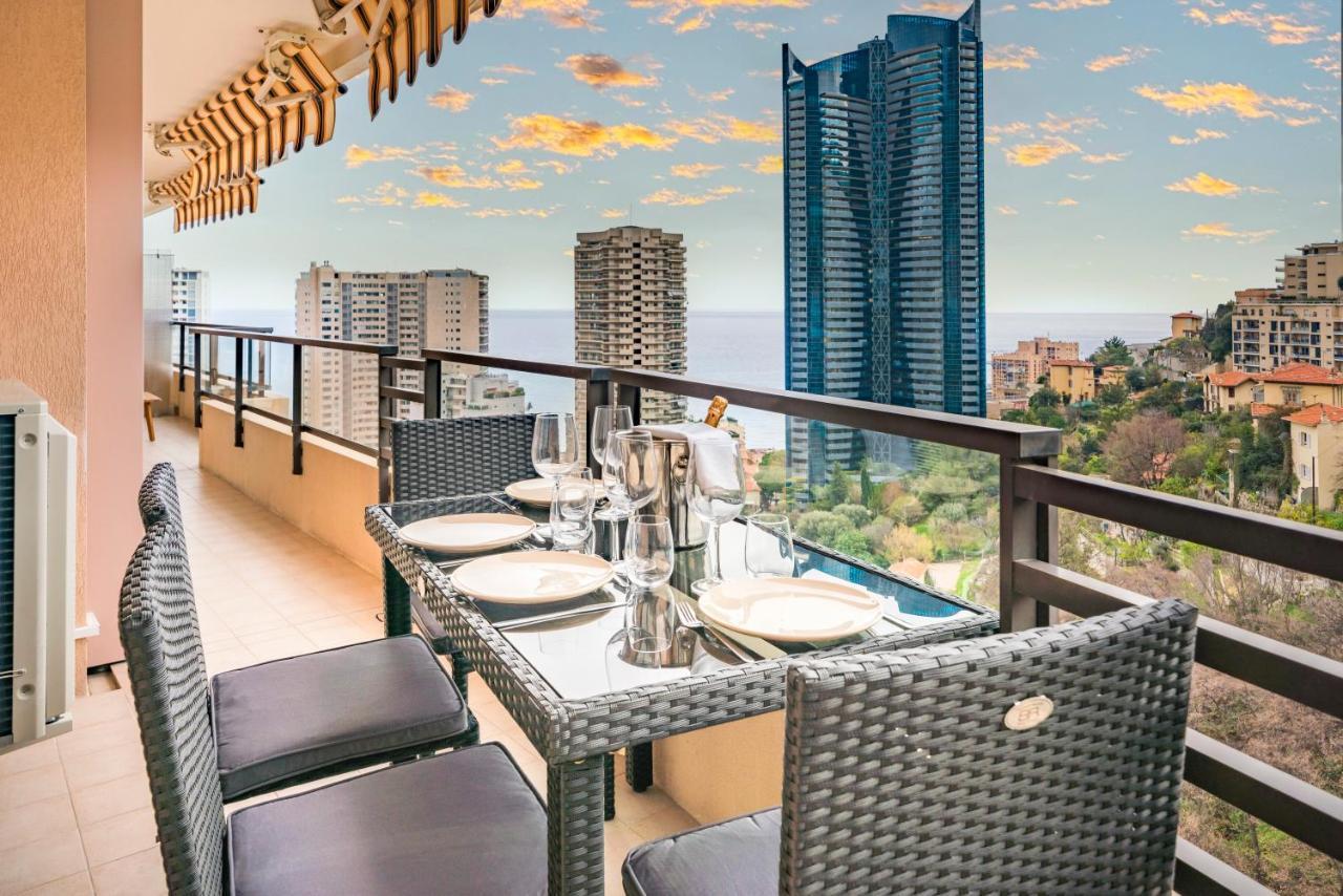 5Mn Monaco - Vue Mer - Parking - Piscine - Bb Beausoleil Eksteriør billede