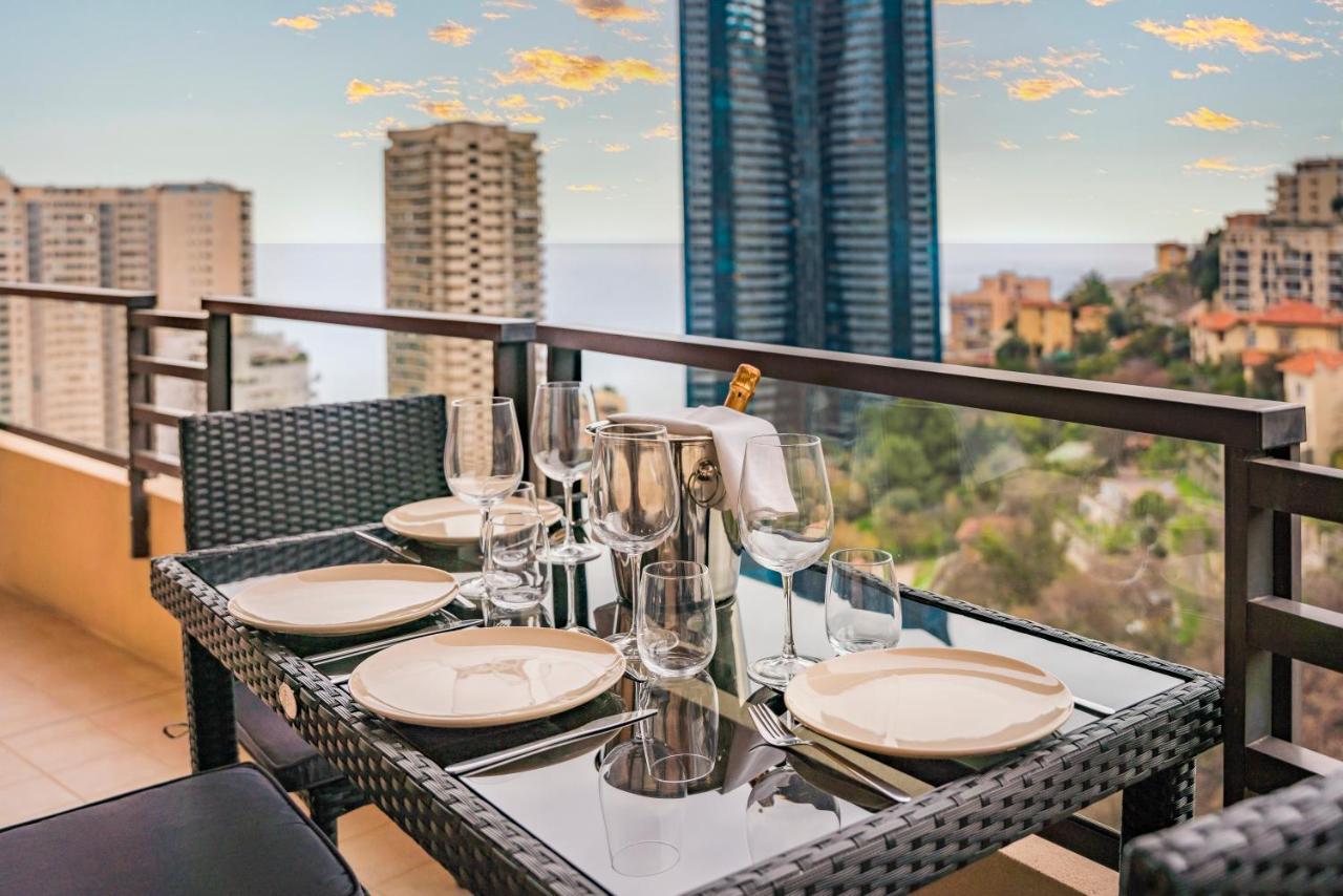 5Mn Monaco - Vue Mer - Parking - Piscine - Bb Beausoleil Eksteriør billede